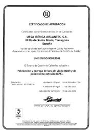 Certificado UNE EN ISO 9001 2008 para Lana - Ursa