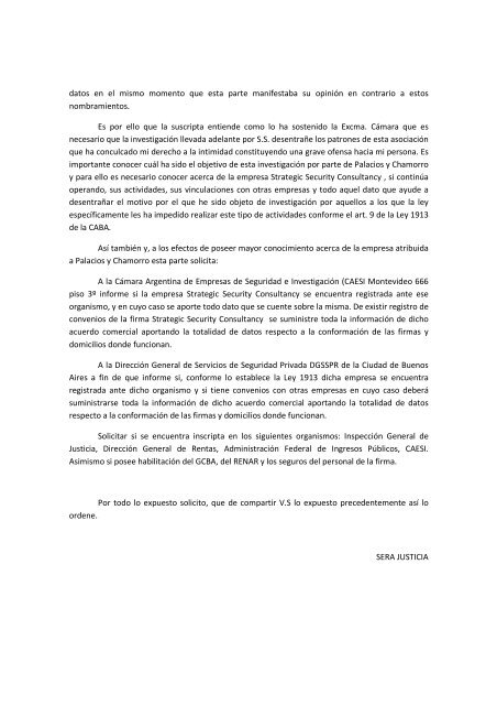 Solicitud ampliaciÃ³n de indagatorias