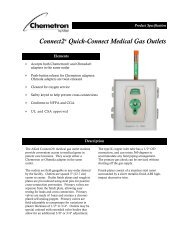 500 Series Chemetron® Quick-Connect Medical Gas Outlets - Allied ...