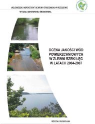 Ocena jakoÅci wÃ³d powierzchniowych w zlewni rzeki ÅÄg w latach ...