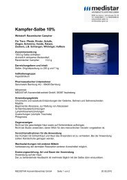 Kampfer-Salbe 10% - MEDISTAR Arzneimittelvertrieb GmbH