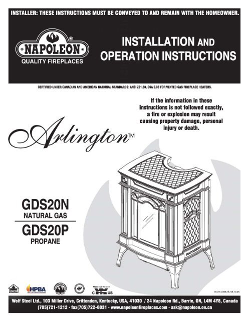 User Manual - ALLSEASONS Heating And Cooling