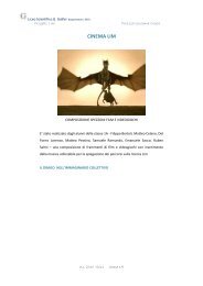 CINEMA LIM - Liceo Scientifico Galileo Galilei Borgomanero