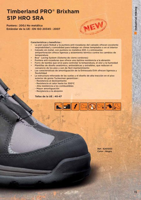 Valores de Timberland PRO Calzado profesional ... - Tecniquitel