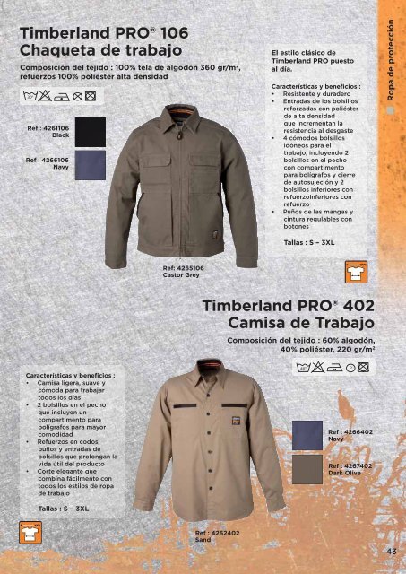 Valores de Timberland PRO Calzado profesional ... - Tecniquitel