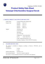 MSDS Vetasept Chlorhexidine Surgical Scrub 30.11.11 - Animalcare