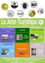 Le Jeton Touristique NÂ°58 - Jetons touristiques de la Monnaie de Paris