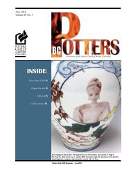 INSIDE: - Potters Guild of BC