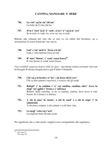 CANTINA, MANGIARE E BERE - Ilcalitrano.it