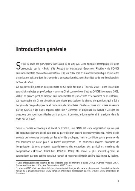 Docteur en Sciences de gestion Mention ... - Tour du Valat