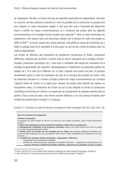 Docteur en Sciences de gestion Mention ... - Tour du Valat