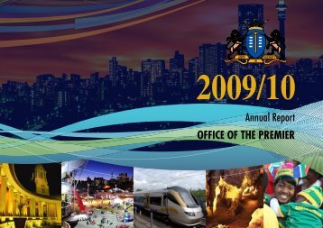 Office of the Premier Annual Report 2009-2010 - Gauteng Online