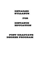 M.Sc Chemistry - Skymount Distance Education