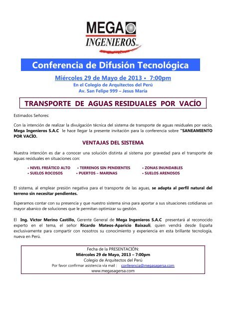 transporte de aguas residuales por vacío