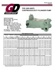 TFE (GD-205T) - C & B Pumps and Compressors