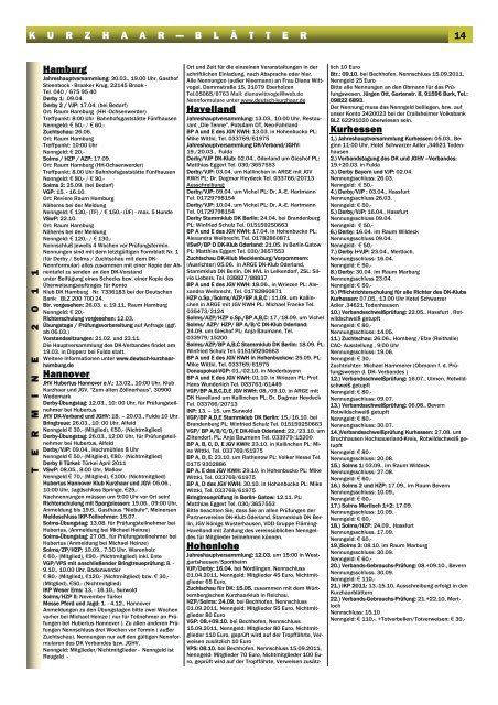 Kurzhaar-Blatt 01-2011 - Deutsch-Kurzhaar-Verband e.V.