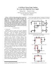 A Self-Boost Charge Pump Topology for a Gate Drive High ... - CPES