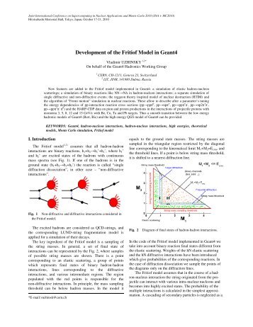 Development of the Fritiof Model in Geant4 - Cern