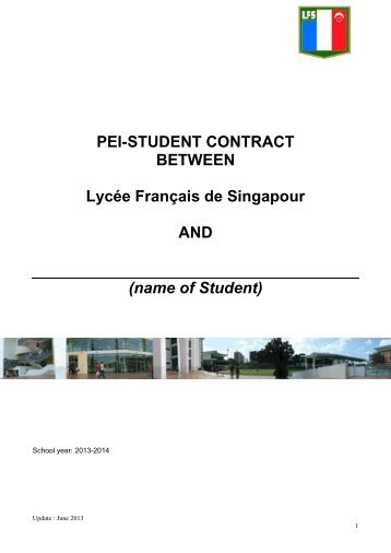 name of Student - LycÃ©e franÃ§ais de Singapour