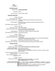 InformaÅ£ii personale Prenume, Nume Cristian Vasile PETCU ... - AFCN