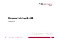 Heraeus Holding GmbH - CIO