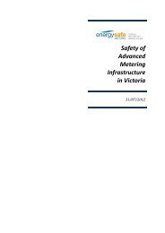 FINAL ESV smart meter safety report 31 7 12 - Energy Safe Victoria