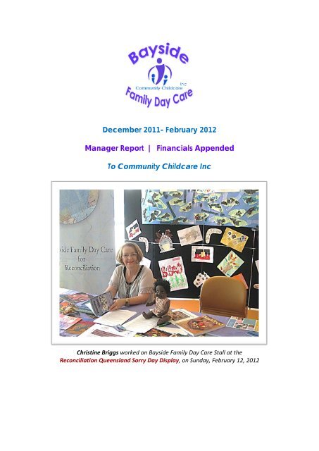 December 2011 - February 2012 - Bayside Family Day Care