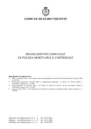 comune di gudo visconti regolamento comunale di polizia mortuaria ...