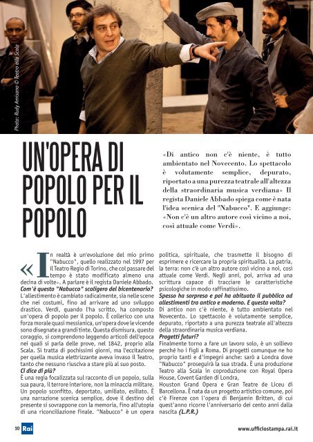 Scarica PDF - Ufficio Stampa Rai - Rai.it