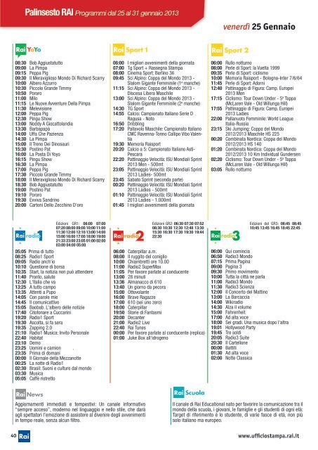 Scarica PDF - Ufficio Stampa Rai - Rai.it