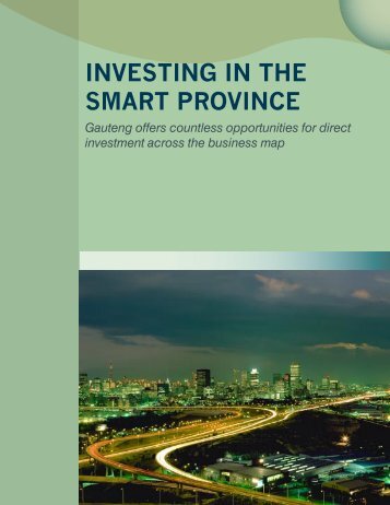 INVESTING IN THE SMART PROVINCE - Gauteng Online