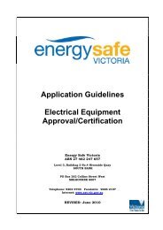 Application Guidelines Electrical Equipment Approval/Certification