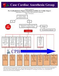 Pre-Cardiopulmonary Bypass Transfusion Guideline - Casecag.com