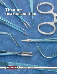 Titanium Instrumentation Titanium Instrumentation - Scanlan ...