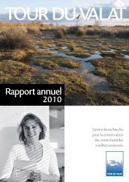 Rapport annuel 2010 - Tour du Valat