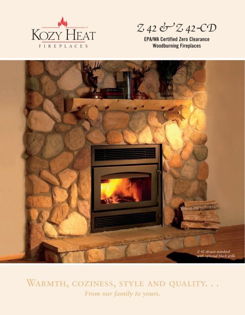 Z 42 & Z 42nCD - Ashwood Hearth & Home Energy & Fireplace