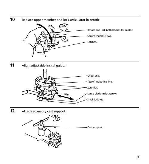 The Hanau™ Modular Articulator System 194 Illustrated ... - Whip Mix