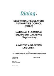 ELECTRICAL REGULATORY AUTHORITIES COUNCIL (ERAC ...