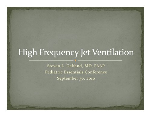 High Frequency Vents with Neonatal & Pediatrics.pdf