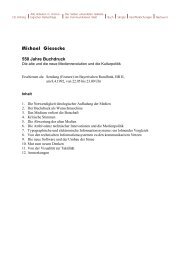 550 Jahre Buchdruck - Michael Giesecke