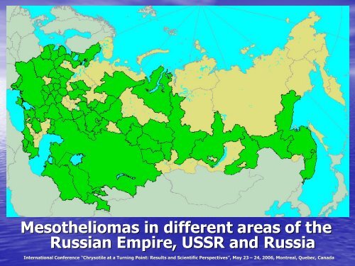 in RUSSIA - Chrysotile