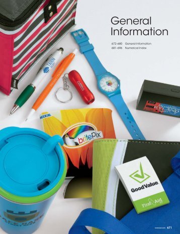 General Information PDF - Norwood Promotional Products