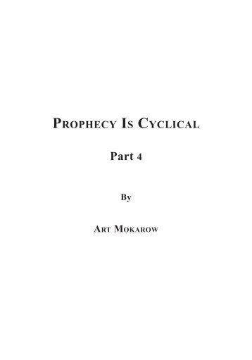 ProPhecy Is cyclIcal - God's Puzzle Solved