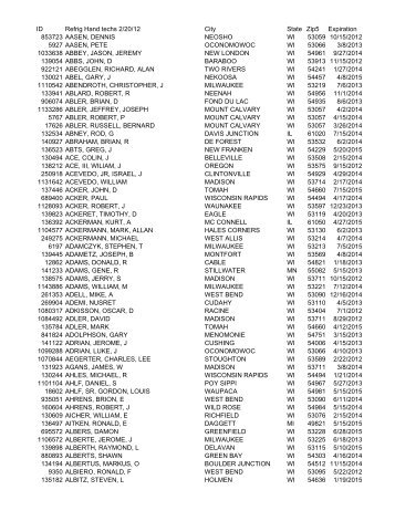 ID Refrig Hand techs 2/20/12 City State Zip5 Expiration ... - Commerce