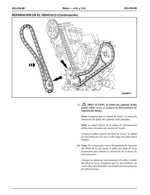 SECCIÃN 303-01B Motor â 4.6L y 5.4L - Soup