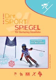 Der SPORT SPIEGEL - DSV Skischule - TSV Oberhaching eV