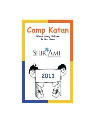 Camp Katan - Shir Ami