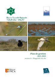 Plan de gestion 2011-2015 - Tour du Valat