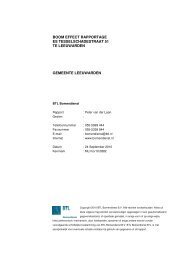 Bijlage 2 Boom effect rapportage - Gemeente Leeuwarden