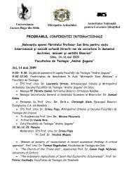 Anuarul Academic 2007 2008 Facultatea De Teologie Andrei
